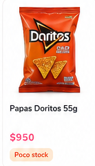 Papas Doritos 55g